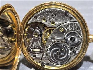 Vintage ELGIN WATCH CO Pocket Watch 14K GOLD POCKET WATCH